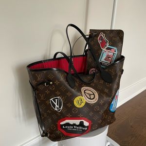 Casual elegant LV Tote Limited Edition World Tour
